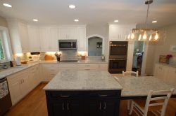 large kitchen cabinetry